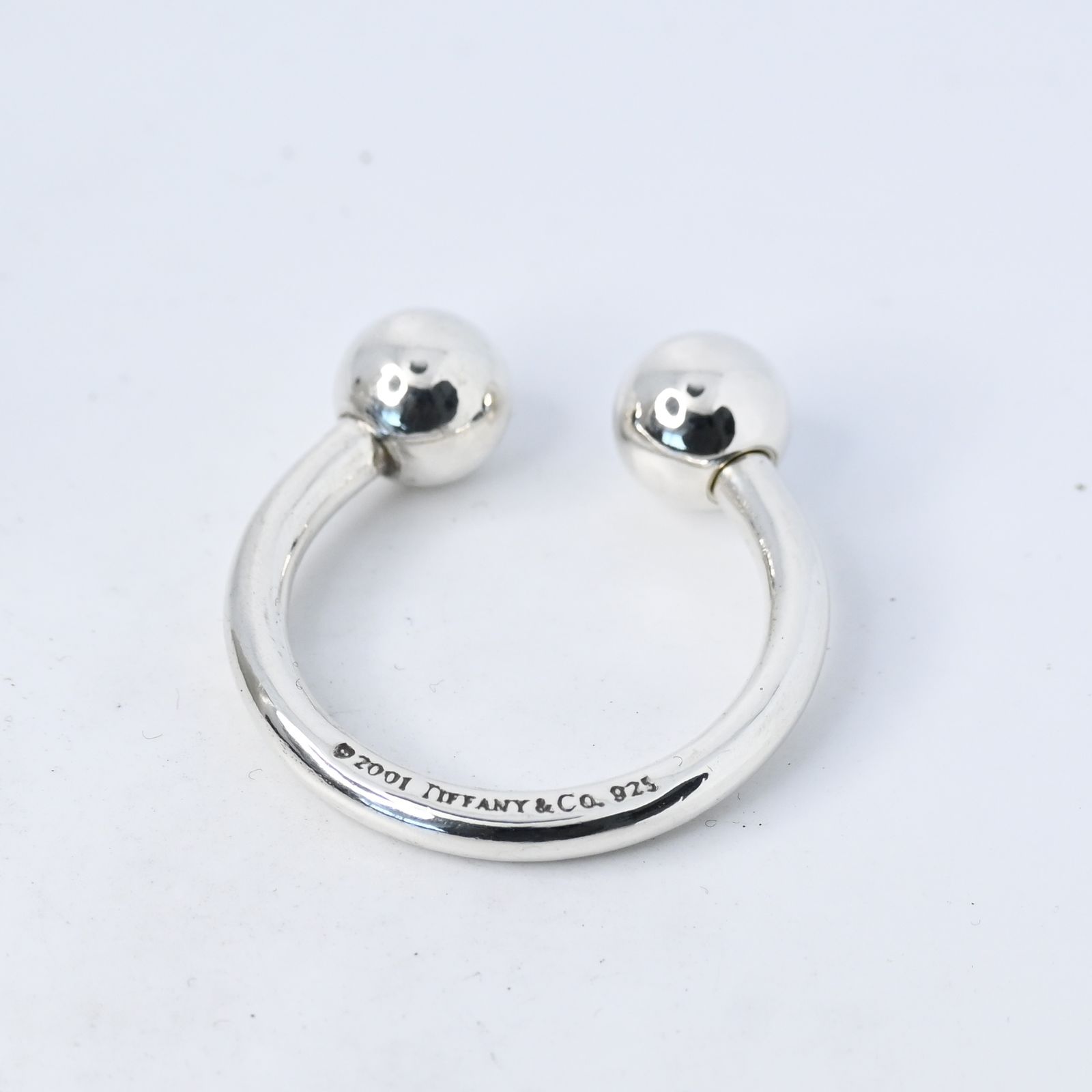 研磨済】Tiffany&Co. キーリング スターリングシルバー 925 