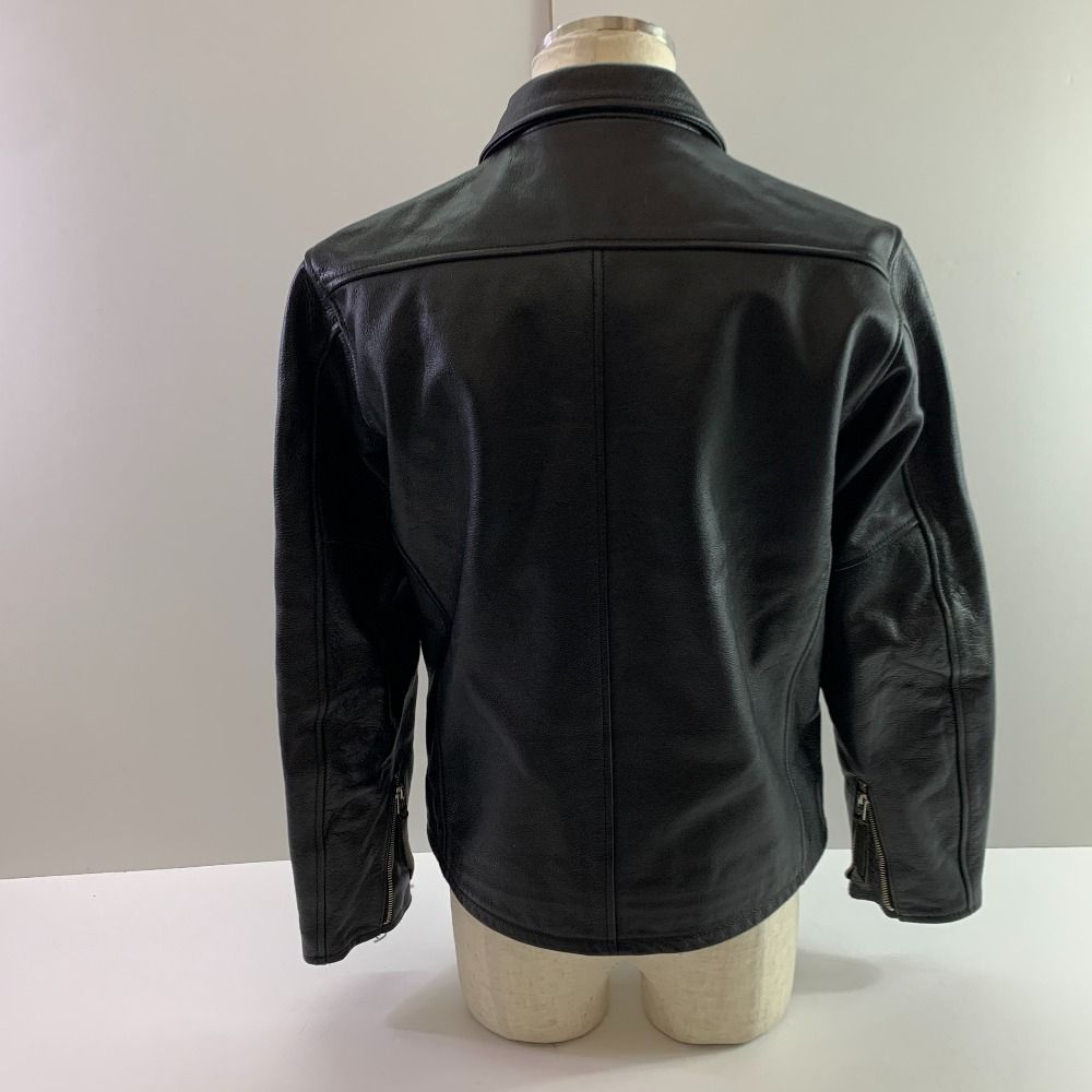 04w6149▽※【中古】KADOYA カドヤ 革ジャン ライダースジャケット L