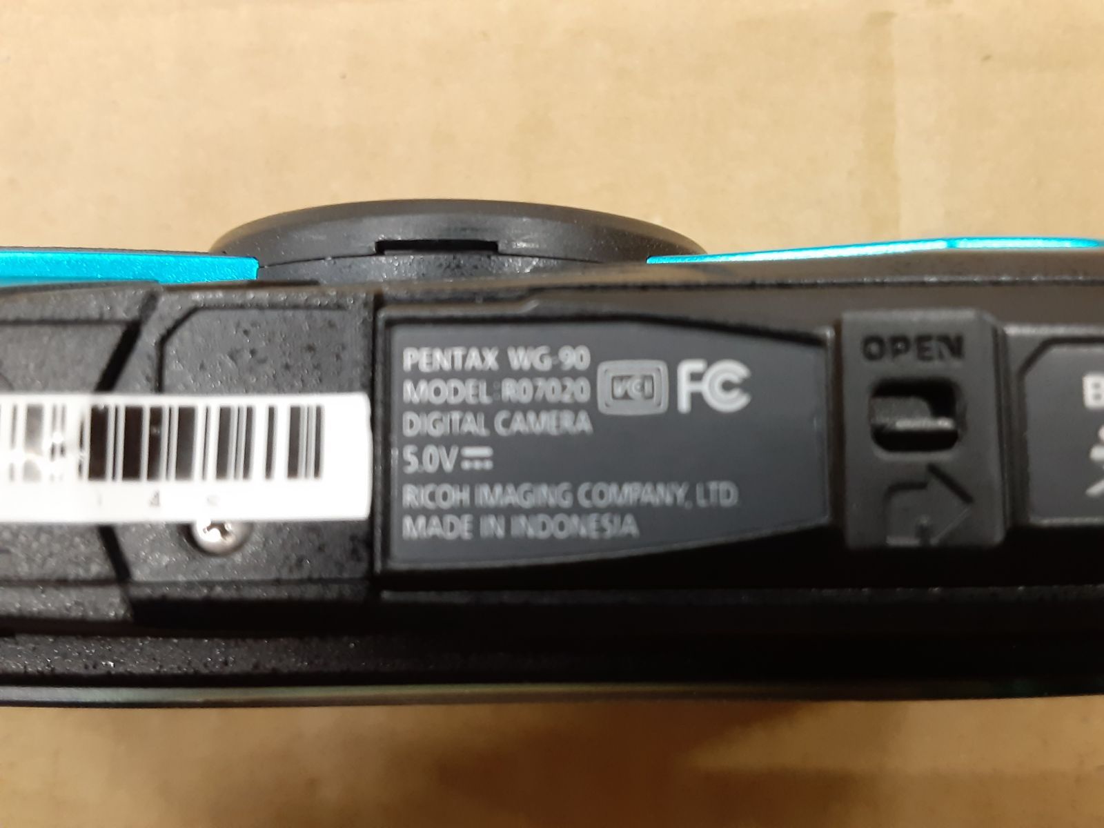 ☆通電未確認/ジャンク☆ PENTAX コンパクトデジタルカメラ WG-90 中古