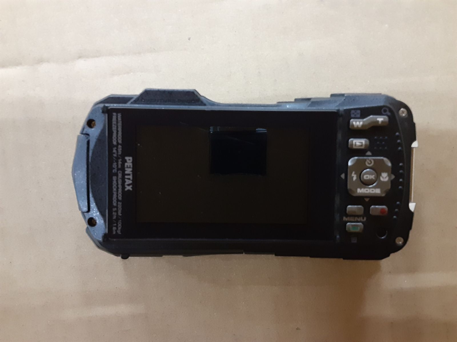 ☆通電未確認/ジャンク☆ PENTAX コンパクトデジタルカメラ WG-90 中古