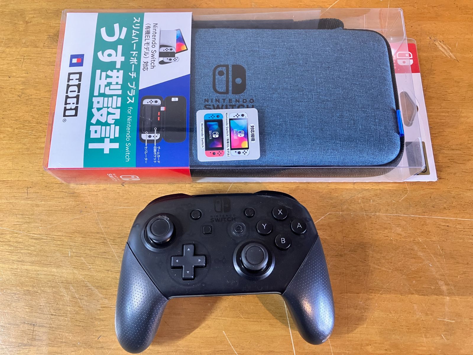 Nintendo Switch 本体 + ケース + コントローラー 中古品 美品