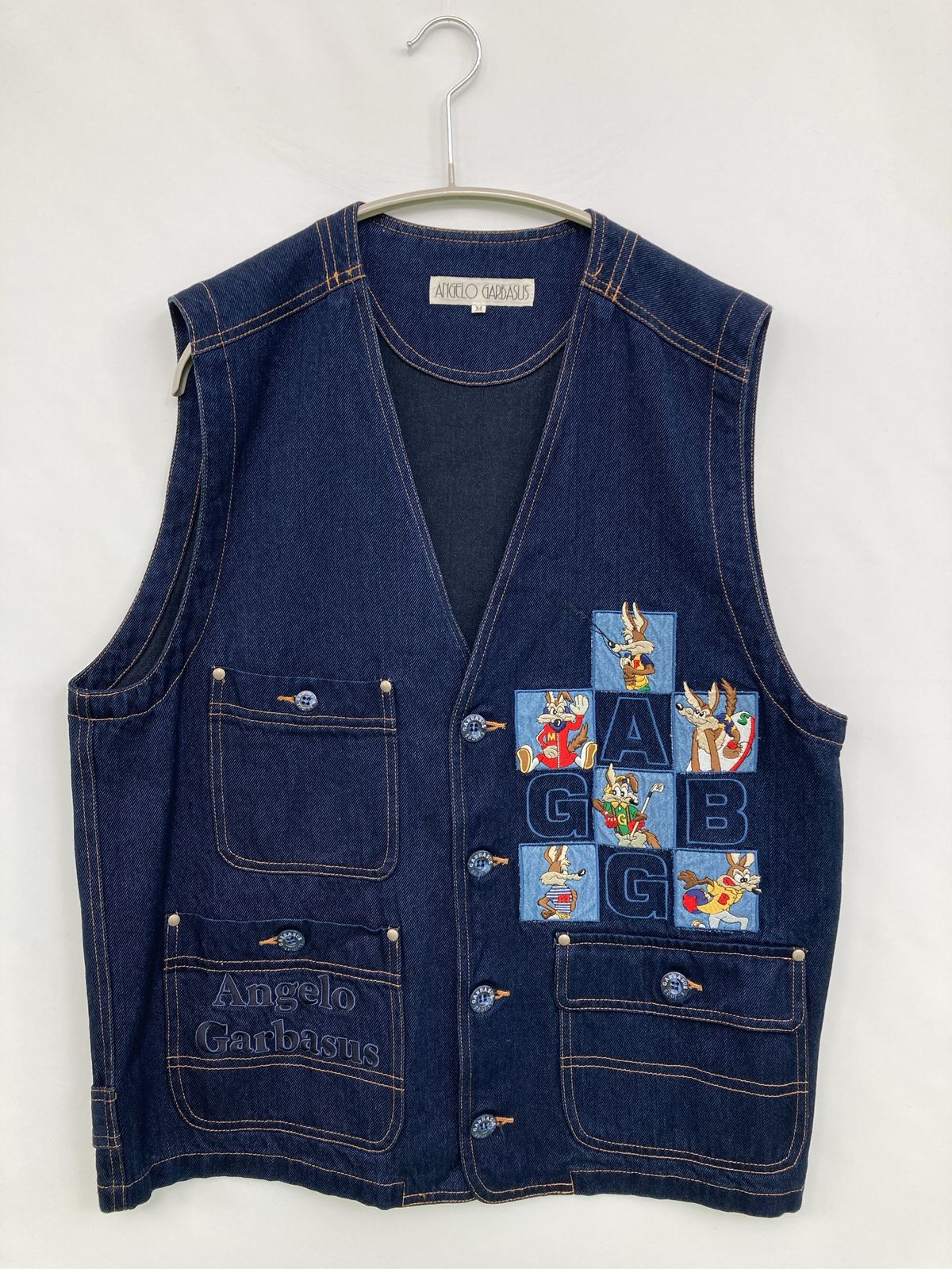 ANGELO GARBASUS ベスト M ネイビー - メルカリ