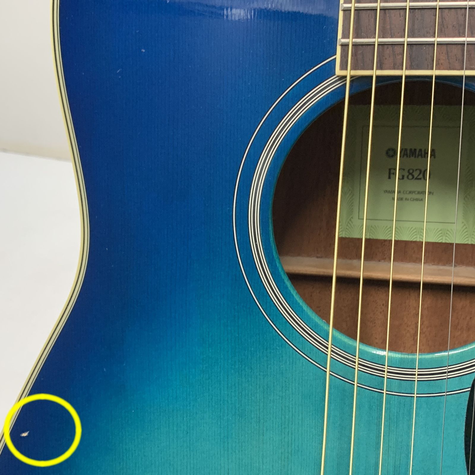 中古】【楽器】【アコギ】ヤマハ（YAMAHA） 『FG820』サンセットブルー 