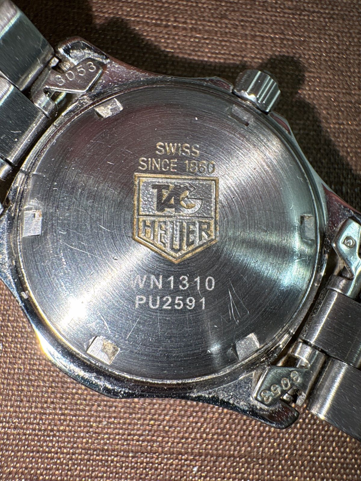 タグホイヤー エクスクルーシブ WN1310ブラック文字盤 - メルカリ