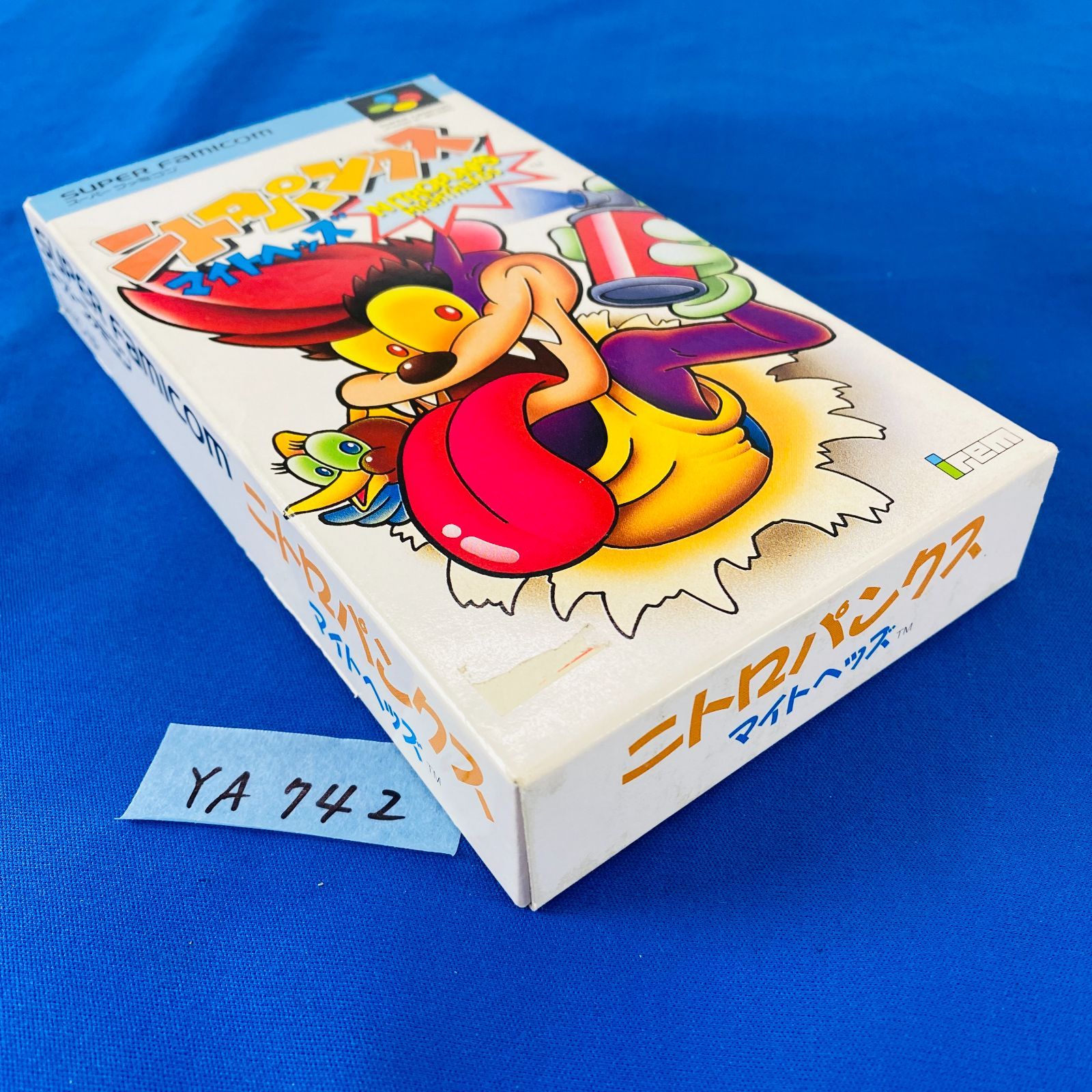 ◇YA742【外箱付き完品】SFC ニトロパンクス マイヘッズ NITROPUNKS