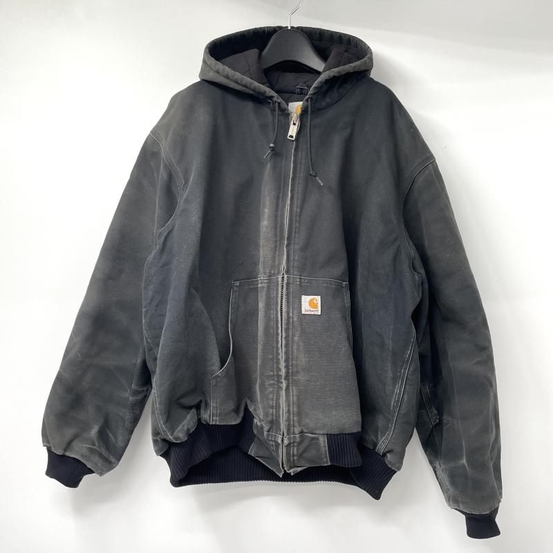 中古】90s Carhartt アクティブジャケット USA製 サイズXL ブラック