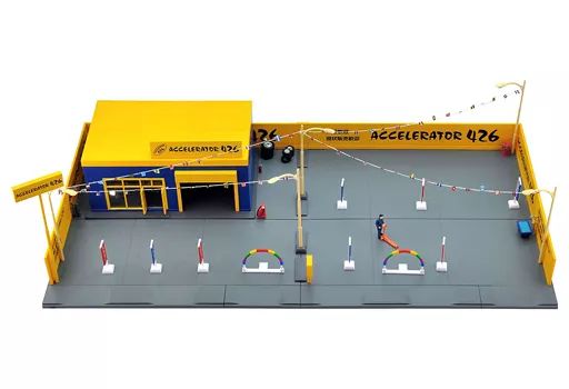 中古】トミカ 1/64 中古車店(アクセル426) 「トミカラマ ヴィンテージ