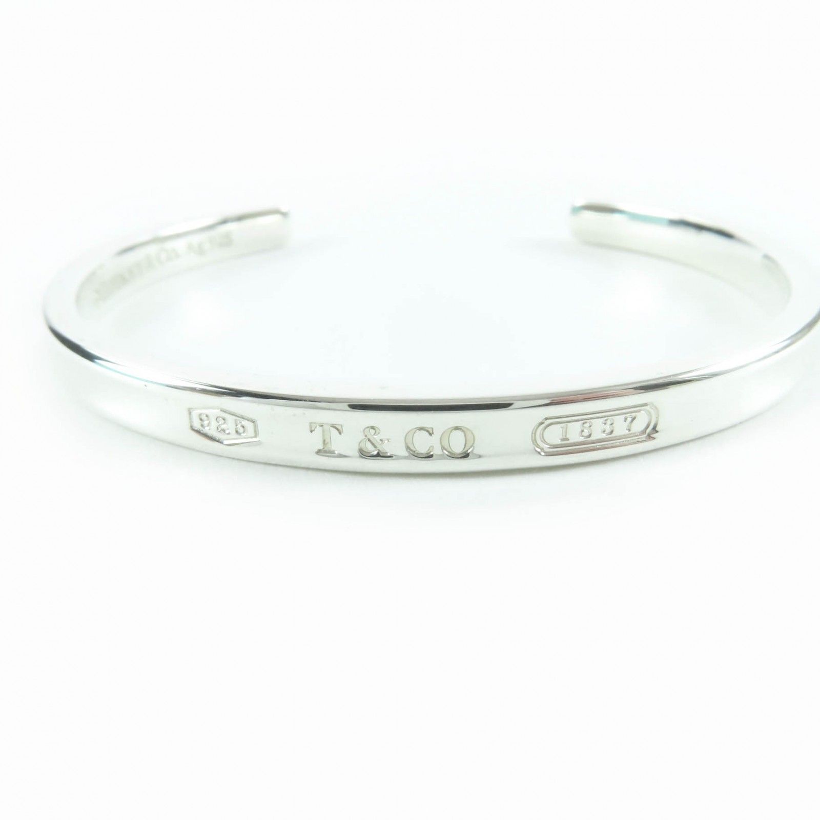 極美品☆TIFFANY&Co. ティファニー 1837 ナロー カフ AG925 バングル