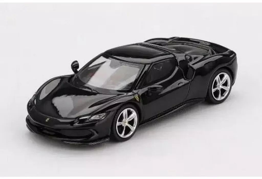 【】ミニカー 1/64 フェラーリ 296 GTB ネロ デイトナ [BBRFER64003]