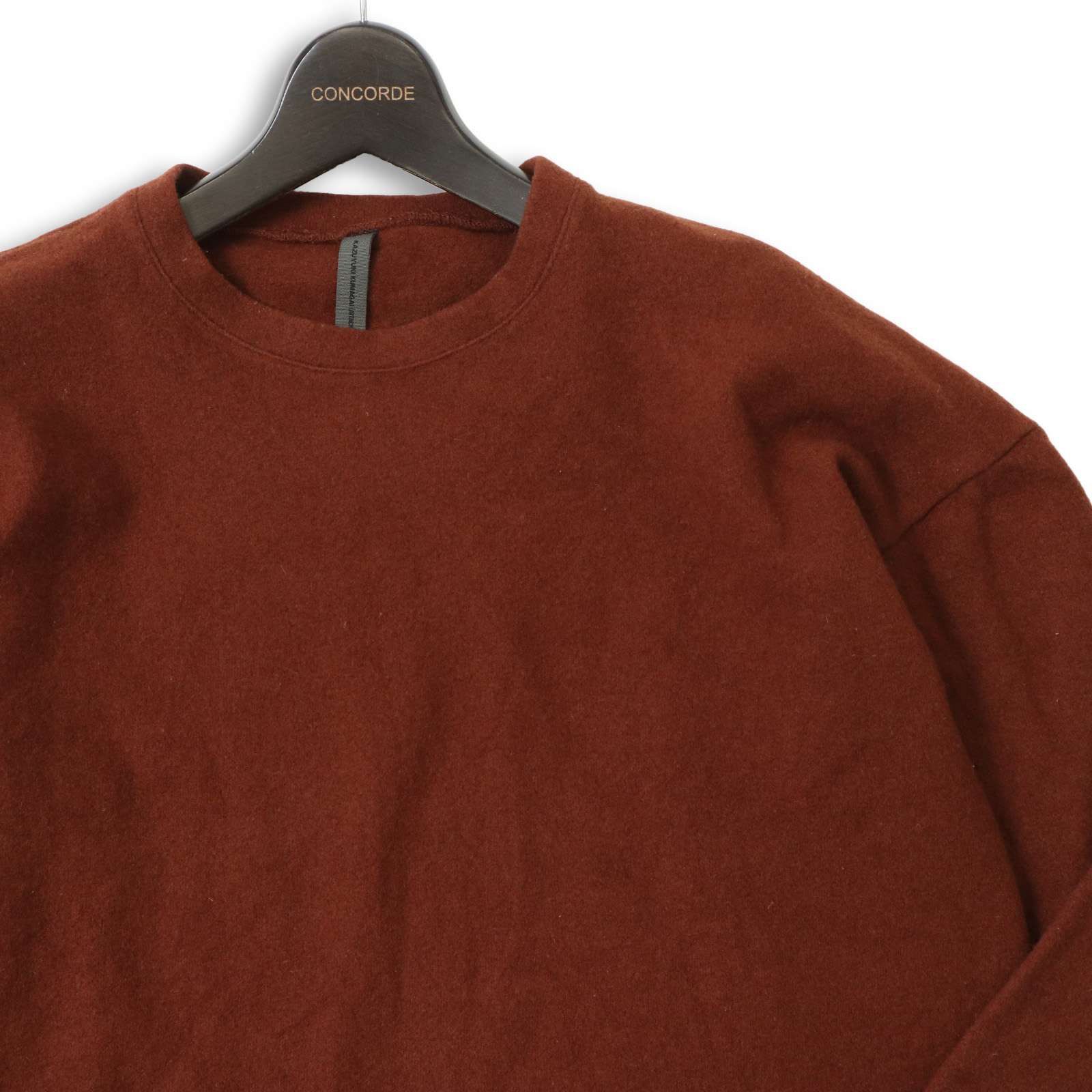 新品 カズユキクマガイ ウールカシミヤカットソー size1 20AW KAZUYUKI KUMAGAI ATTACHMENT カズユキクマガイ アタッチメント