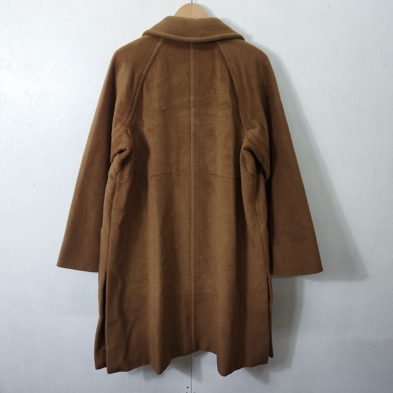 美品 Max Mara イタリア製 Cashmere カシミヤ コート 美品 MaxMara マックスマーラ ウール カシミヤ ダブル チェスター