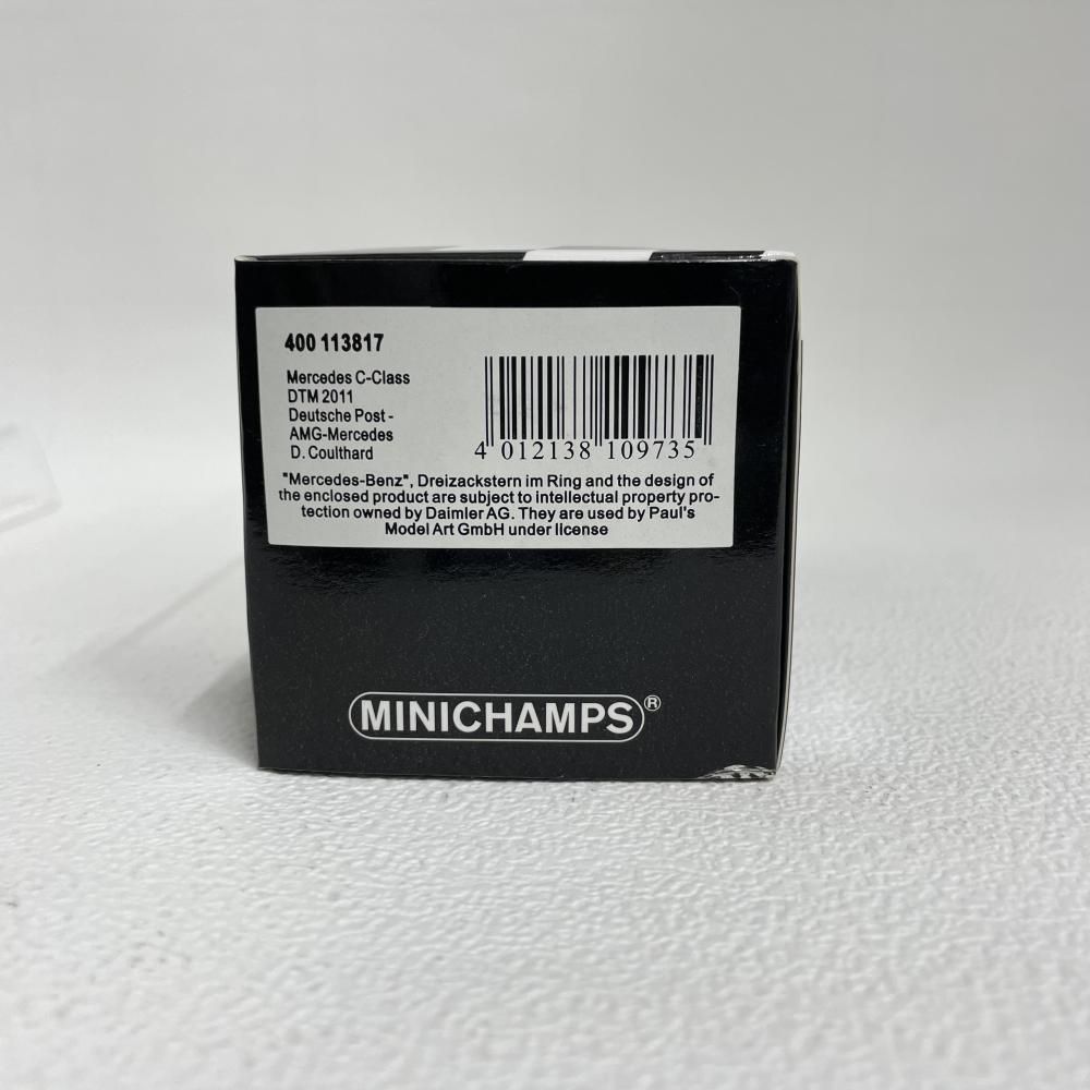 中古】1/43 MINICHAMPS ﾒﾙｾﾃﾞｽ ﾍﾞﾝﾂ C-CLASS `DEUTSCHE POST` D.ｸﾙｻｰﾄﾞ