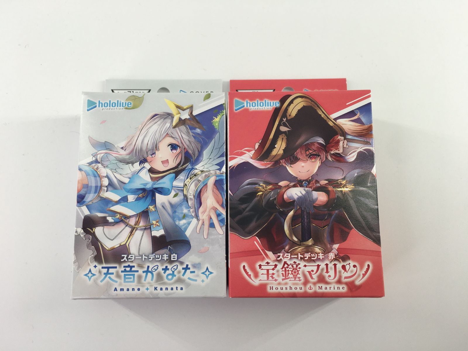 hololive OFFICIAL CG スタートデッキ赤 宝鐘マリン&白 天音かなた set