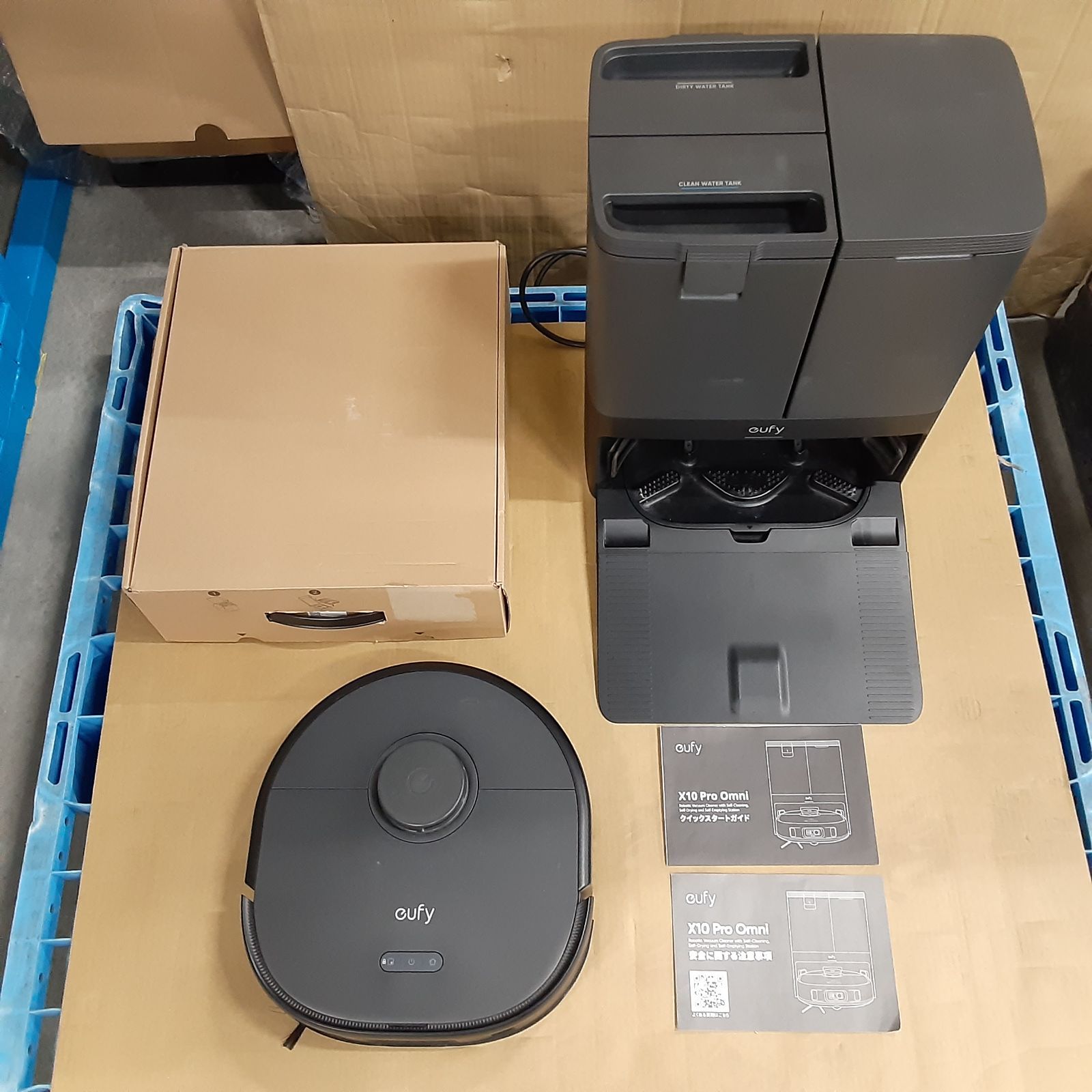 ☆通電確認済み/ジャンク☆ Anker Eufy X10 Pro Omni ロボット掃除機 