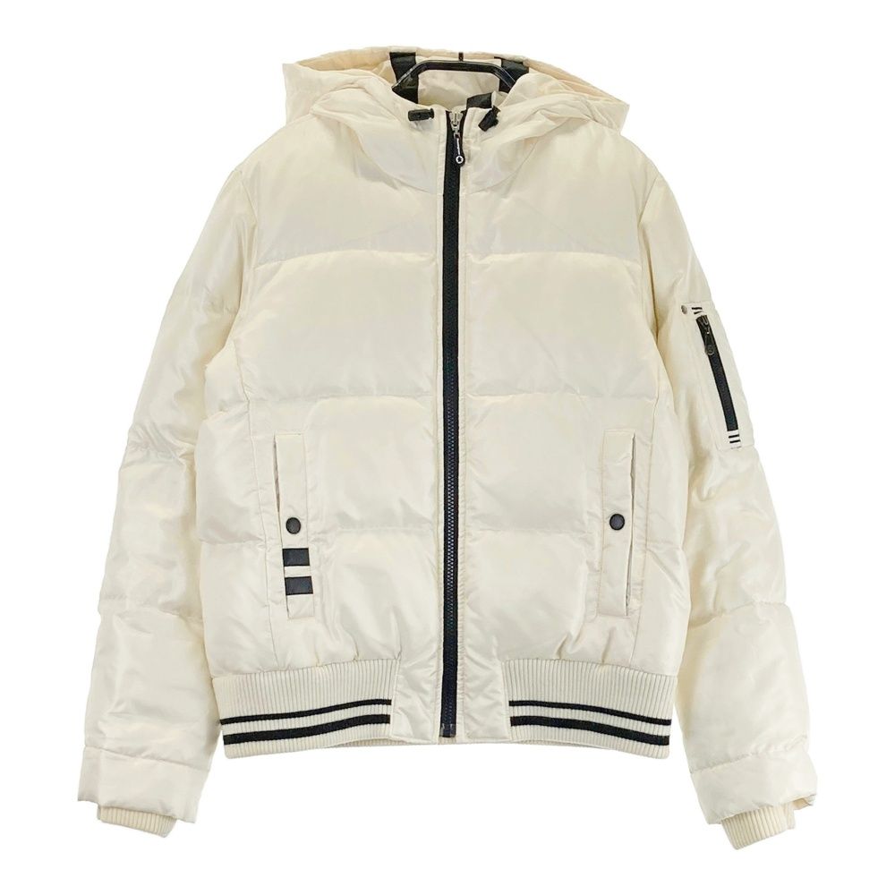 サイズ：M MUNSING WEAR マンシングウェア フード付 長袖ジップダウン 