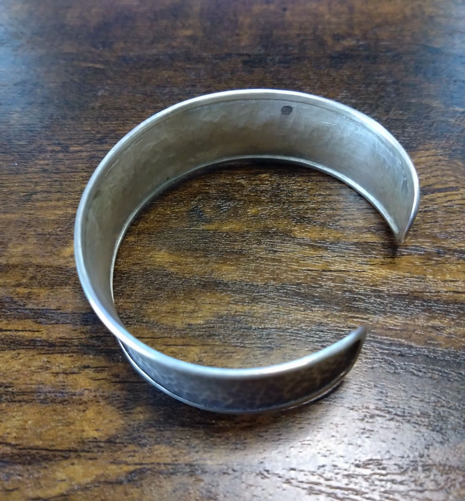 カレンシルバー バングル 約30g カレン族 ハンドメイド 高純度シルバー 