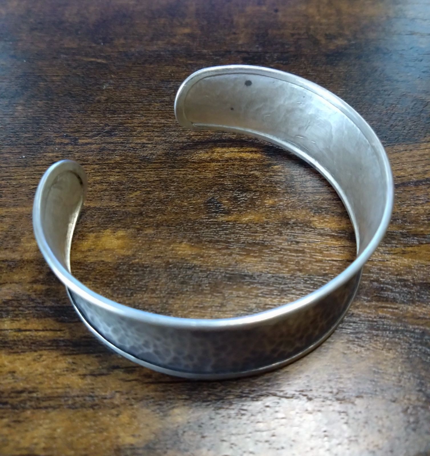 カレンシルバー バングル 約30g カレン族 ハンドメイド 高純度シルバー 