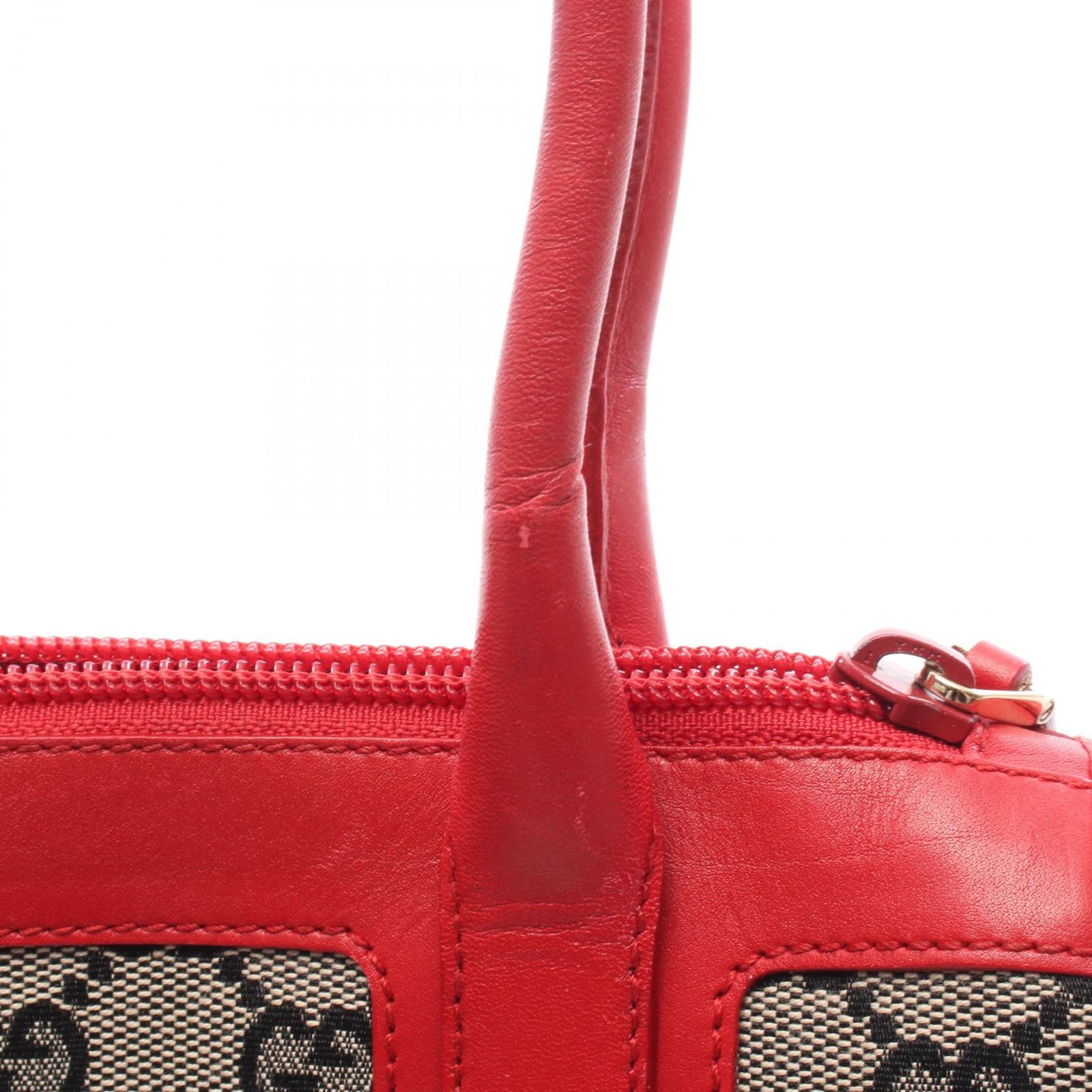 グッチ GUCCI ハンドバッグ GGキャンバス 000・0856 レッド/ネイビー 
