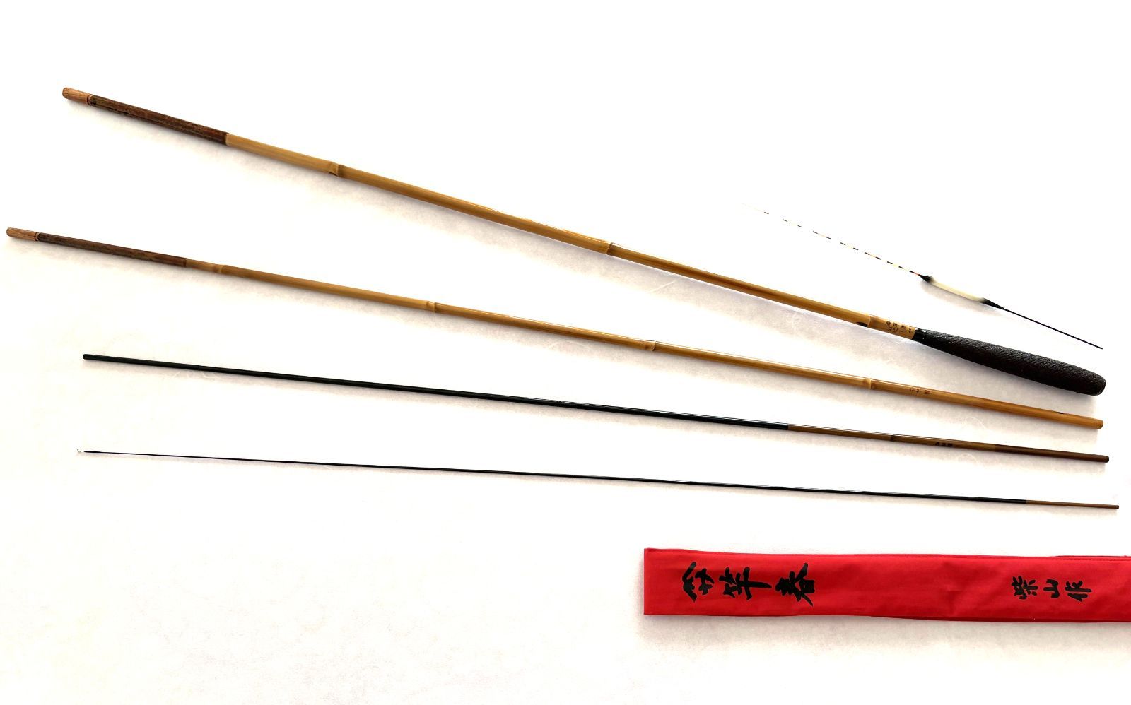 【へら竿】竿春柴山作 竹冠　合成竿11.0尺　美品 竿春柴山作（合成竿）10尺 別造り竹冠 ME80048 - メルカリ