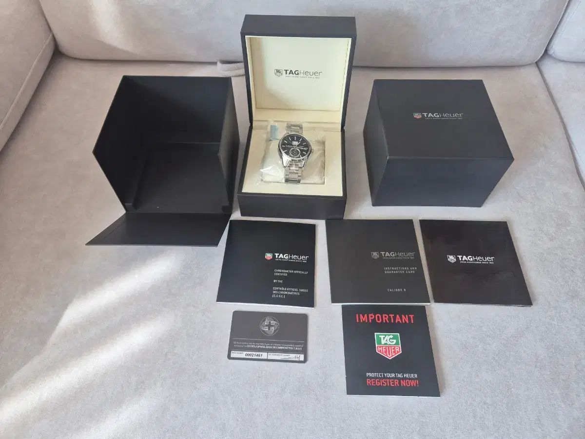 タグ ホイヤー カレラ キャリバー8 GMT オートマチック 時計 フルセット