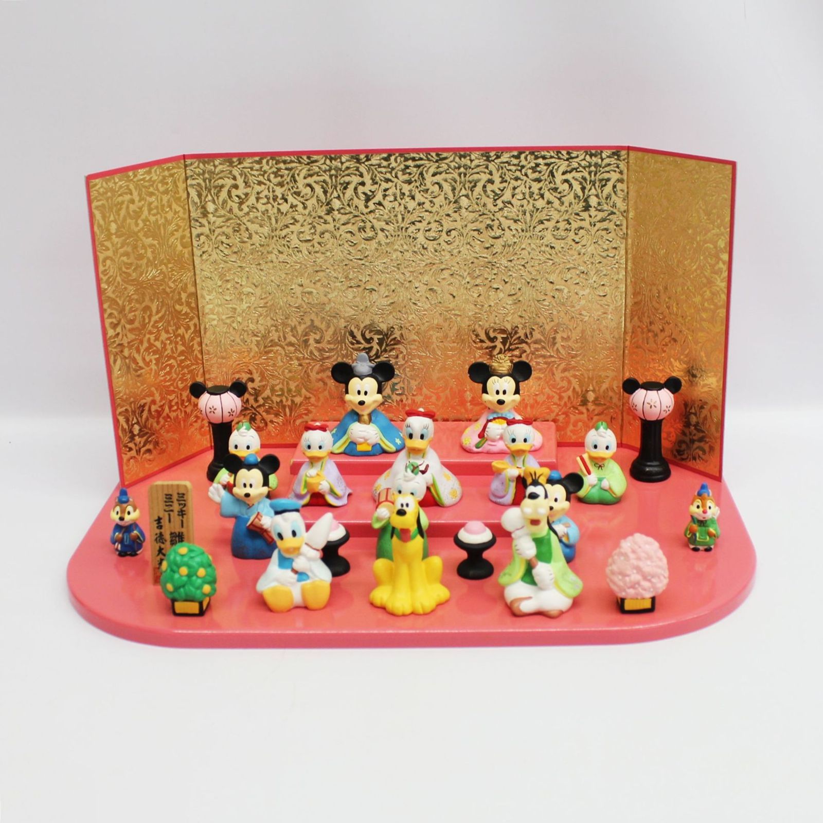 中古】YOSHITOKU ミッキー ミニー 雛人形15人飾り 187499 - メルカリ