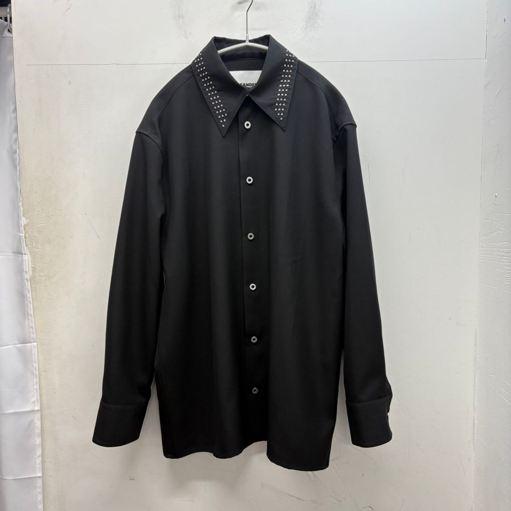 JIL SANDER ジルサンダー 25AW Wool Canvas Shirt 長袖シャツ 