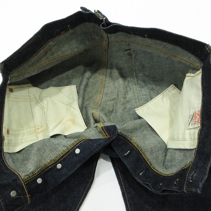 EVISU　No.2　lot.2004　32×35　シンチバック　ボタンフライ 三重本店】 中古 EVISU | エヴィス No.2 カモメプリントシンチバック