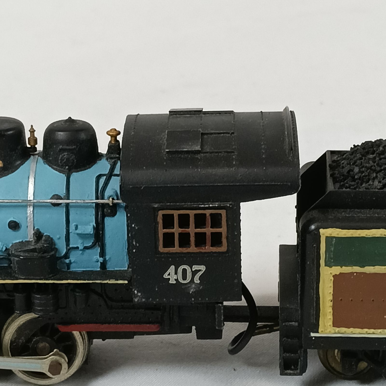 HOゲージ 蒸気機関車 ALCO D-30風 0-3-0 テンダー付 動力車 リペイント