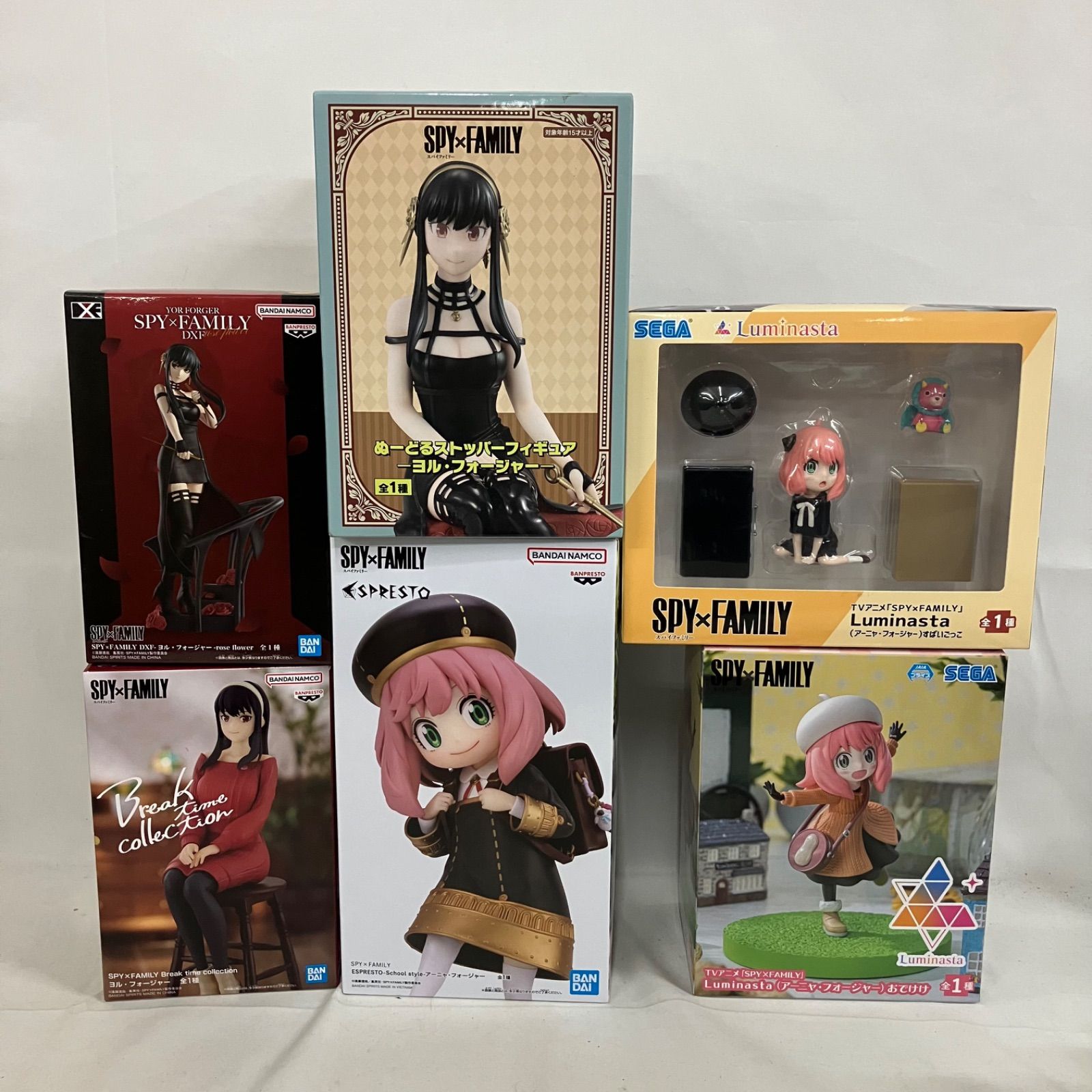 【新品未開封】スパイファミリー フィギュア まとめ売り46個セット 未開封 SPY×FAMILY スパイファミリー フィギュア 6個セット SF2567