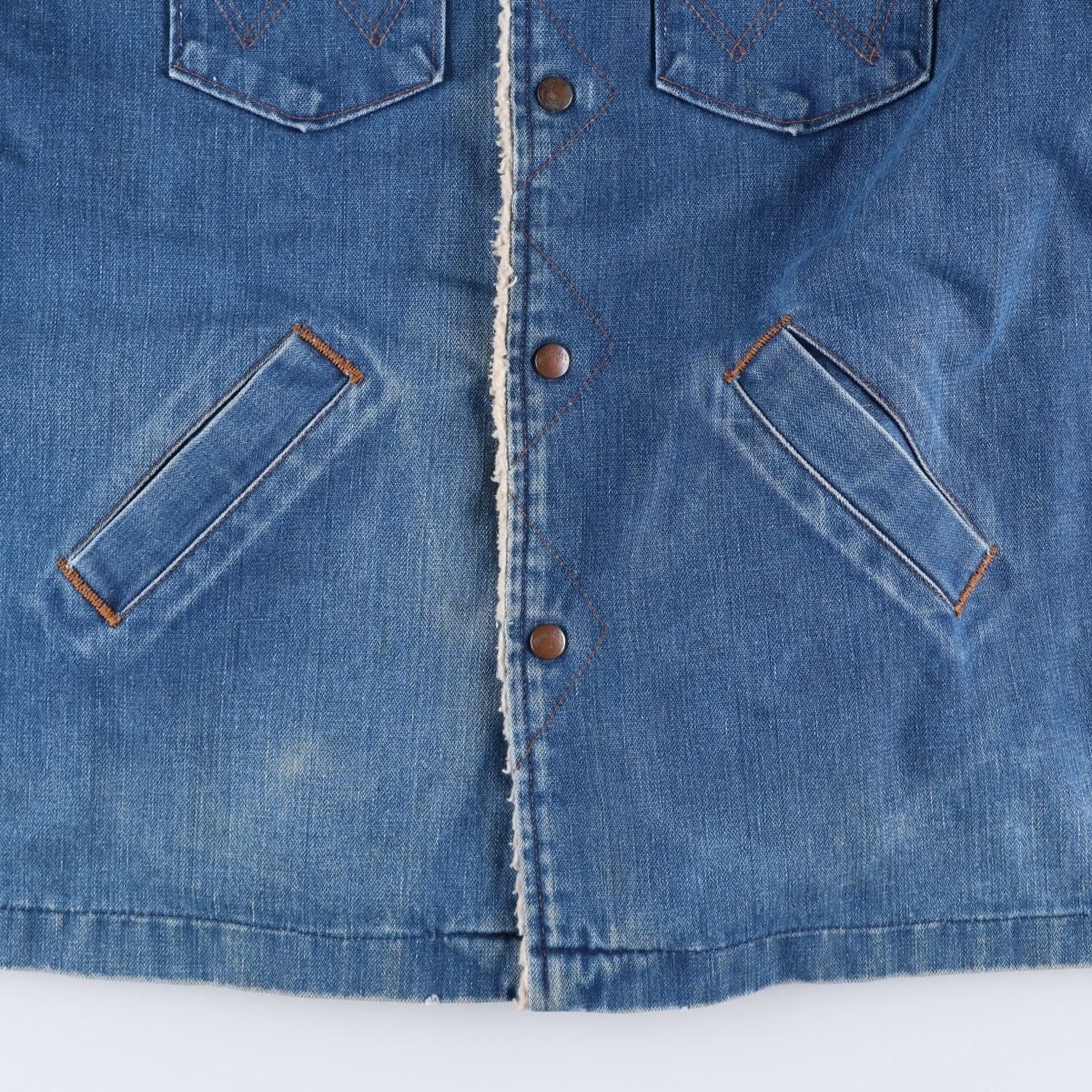 古着 70~80年代 ラングラー Wrangler WRANGE COAT ランチコート デニム