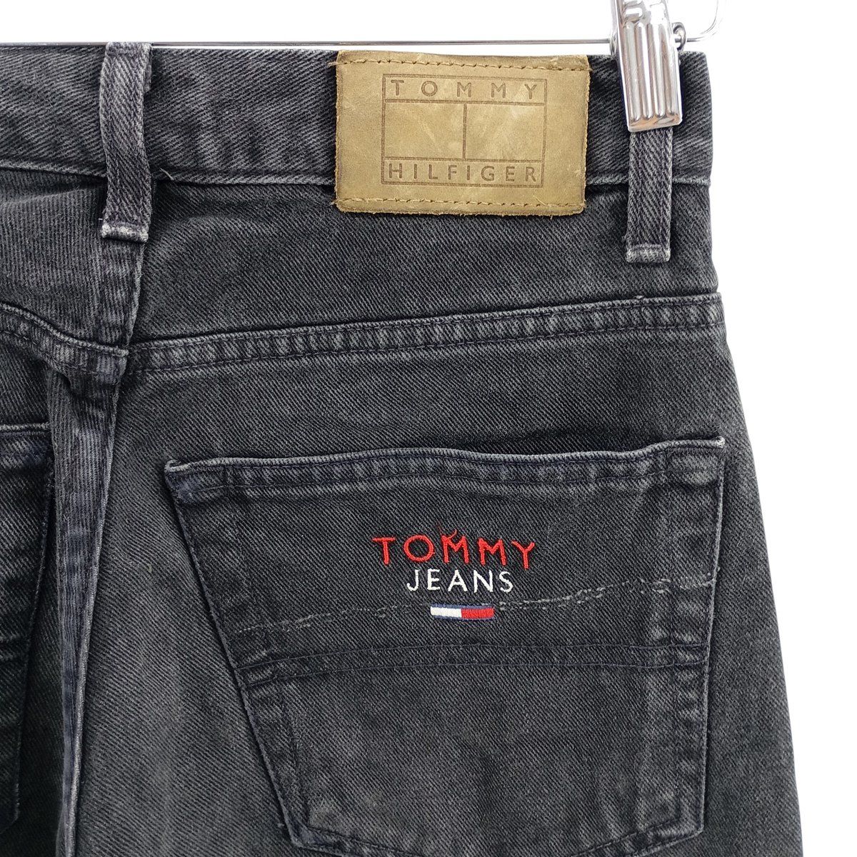 古着 00年代 トミーヒルフィガー TOMMY HILFIGER JEANS ブラックデニム 