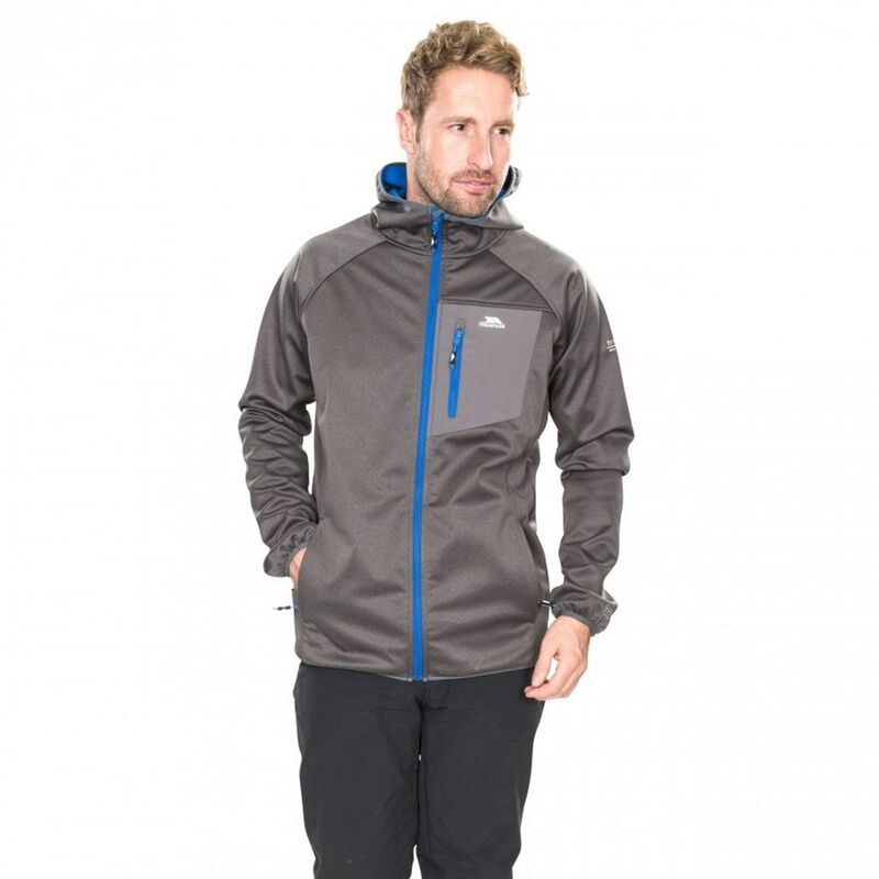 トレスパス メンズ アウター ジャケット・ブルゾン Trespass Mens Dayton Softshell Jacket Carbon Marl マール Trespass Black Habbton Padded Waterproof Jacket | Laura Ashley