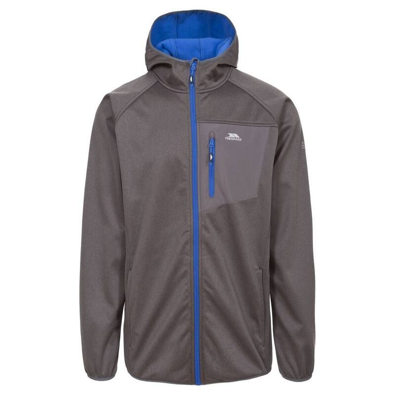 トレスパス メンズ アウター ジャケット・ブルゾン Trespass Mens Dayton Softshell Jacket Carbon Marl マール Trespass Black Habbton Padded Waterproof Jacket | Laura Ashley