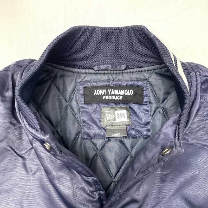中古】YOHJI YAMAMOTO × NEW ERA バーシティージャケット サイズL
