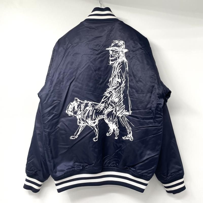 中古】YOHJI YAMAMOTO × NEW ERA バーシティージャケット サイズL