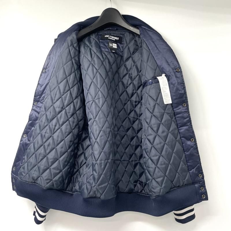 【中古】YOHJI YAMAMOTO × NEW ERA  バーシティージャケット サイズL ネイビー HK-Y30-600 ヨウジヤマモト×ニューエラ[17][240017750240] 中古】YOHJI YAMAMOTO × NEW ERA バーシティージャケット サイズL