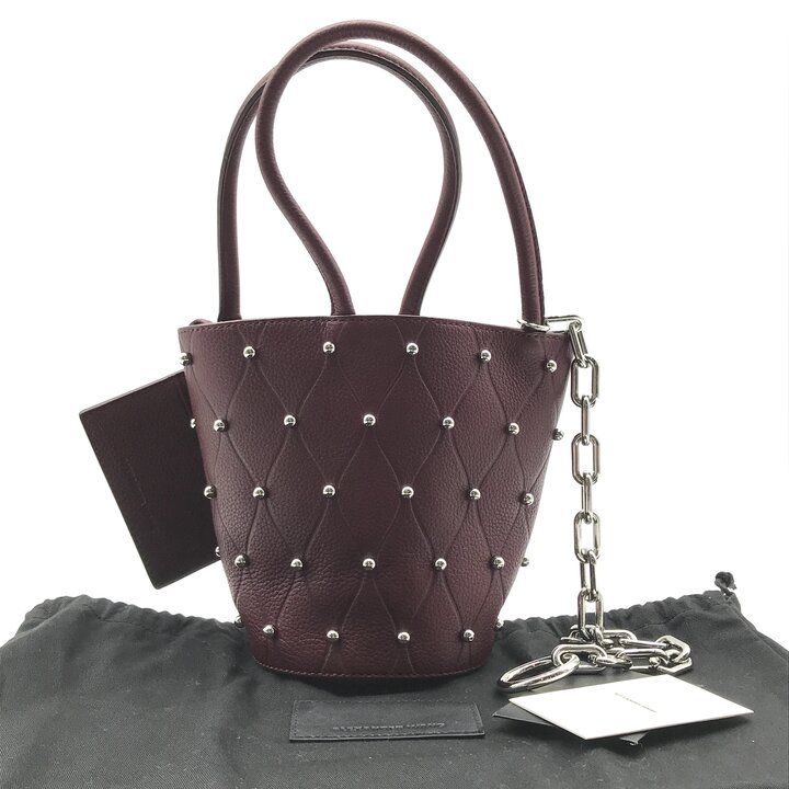 【美品】アレキサンダーワン　チェーンバック 超美品 Alexander Wang アレキサンダーワン レザー スタッズ チェーン