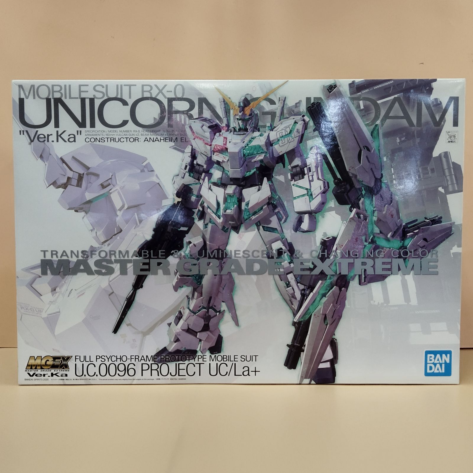 D20624】未組立 MGEX 機動戦士ガンダムUC ユニコーンガンダム Ver.Ka 1
