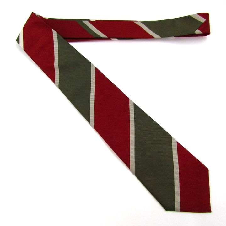 ドレイクス ブランド ネクタイ ストライプ柄 シルク PO メンズ レッド