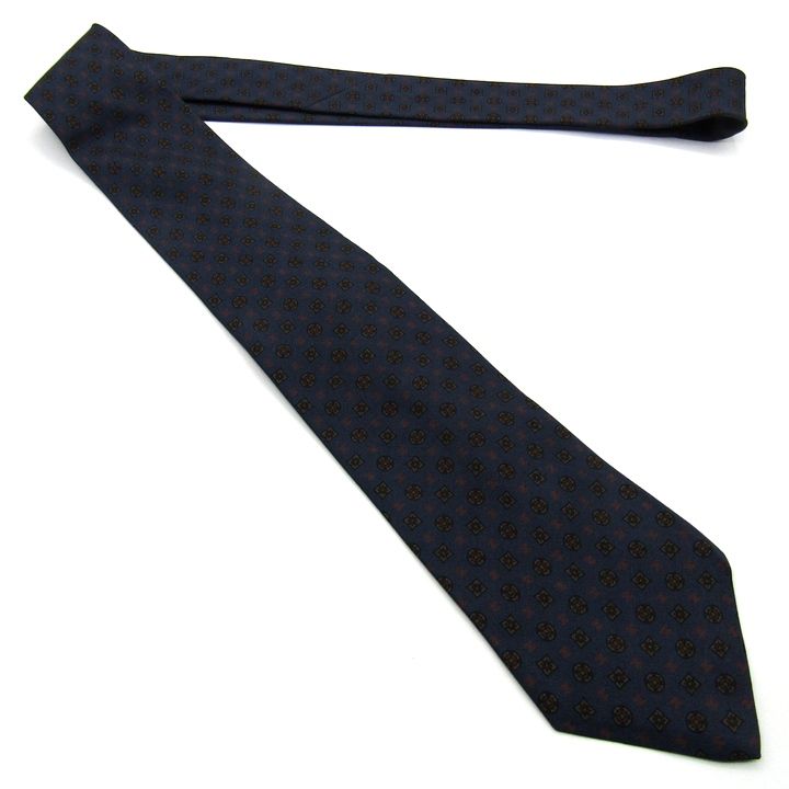 シャネル ブランド ネクタイ ドット柄 ココマーク ロゴ シルク PO