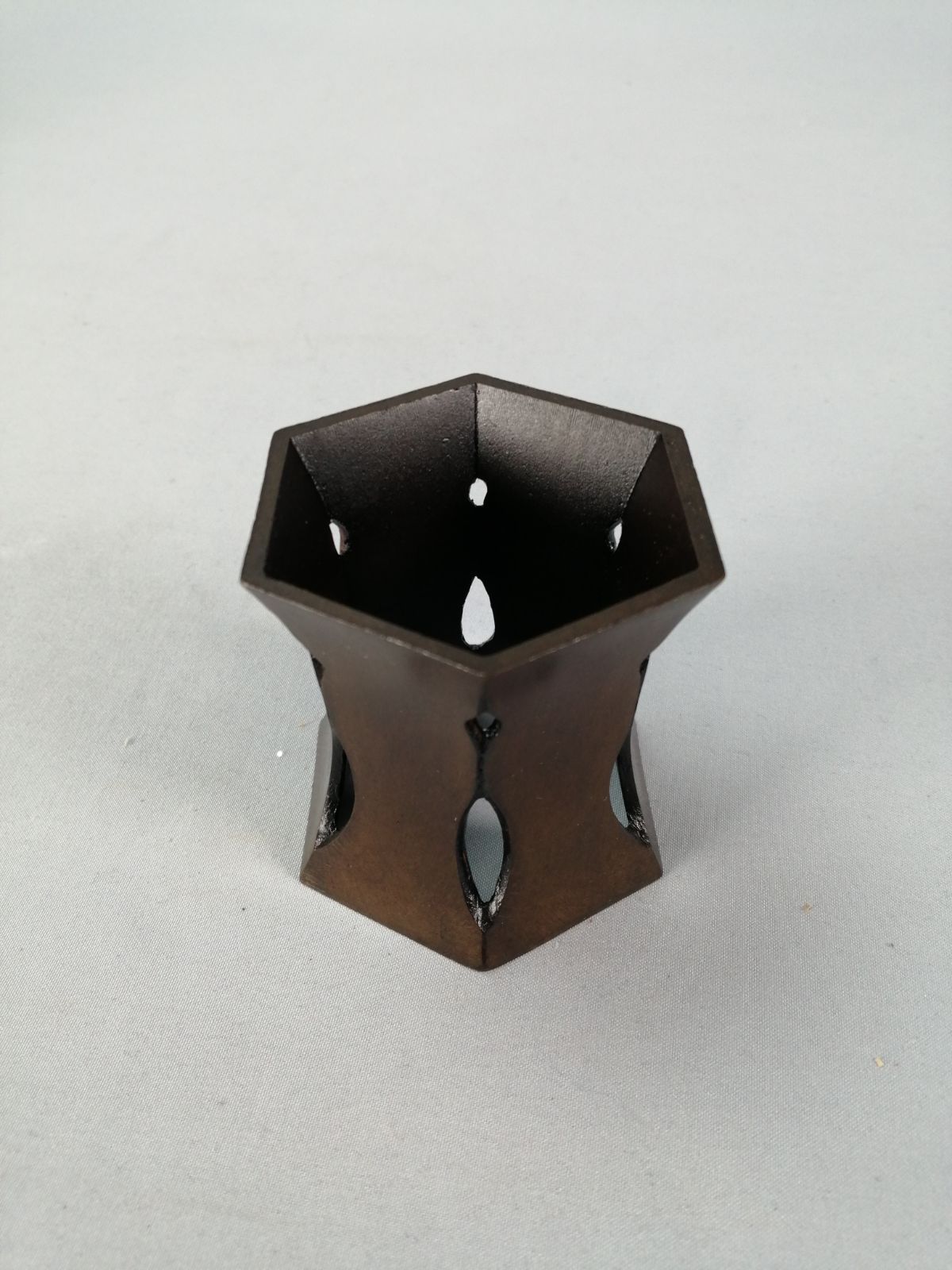 茶道具】一ノ瀬宗辰造 唐銅亀甲鶴蓋置 淡交会近畿地区大会記念品 蓋置