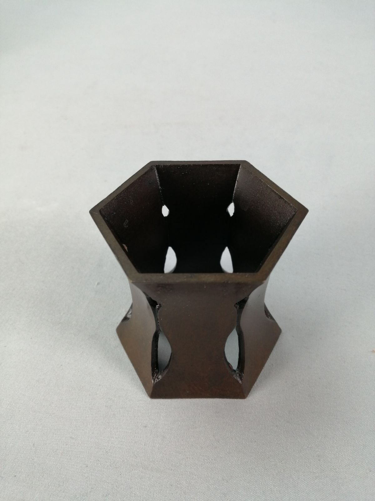 茶道具】一ノ瀬宗辰造 唐銅亀甲鶴蓋置 淡交会近畿地区大会記念品 蓋置