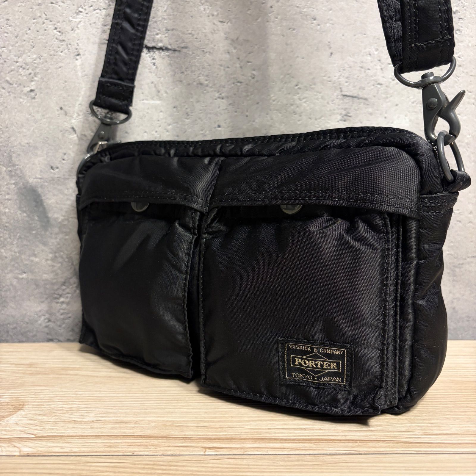 PORTER ポーター ショルダーバッグ ブラック ナイロン 吉田カバン 