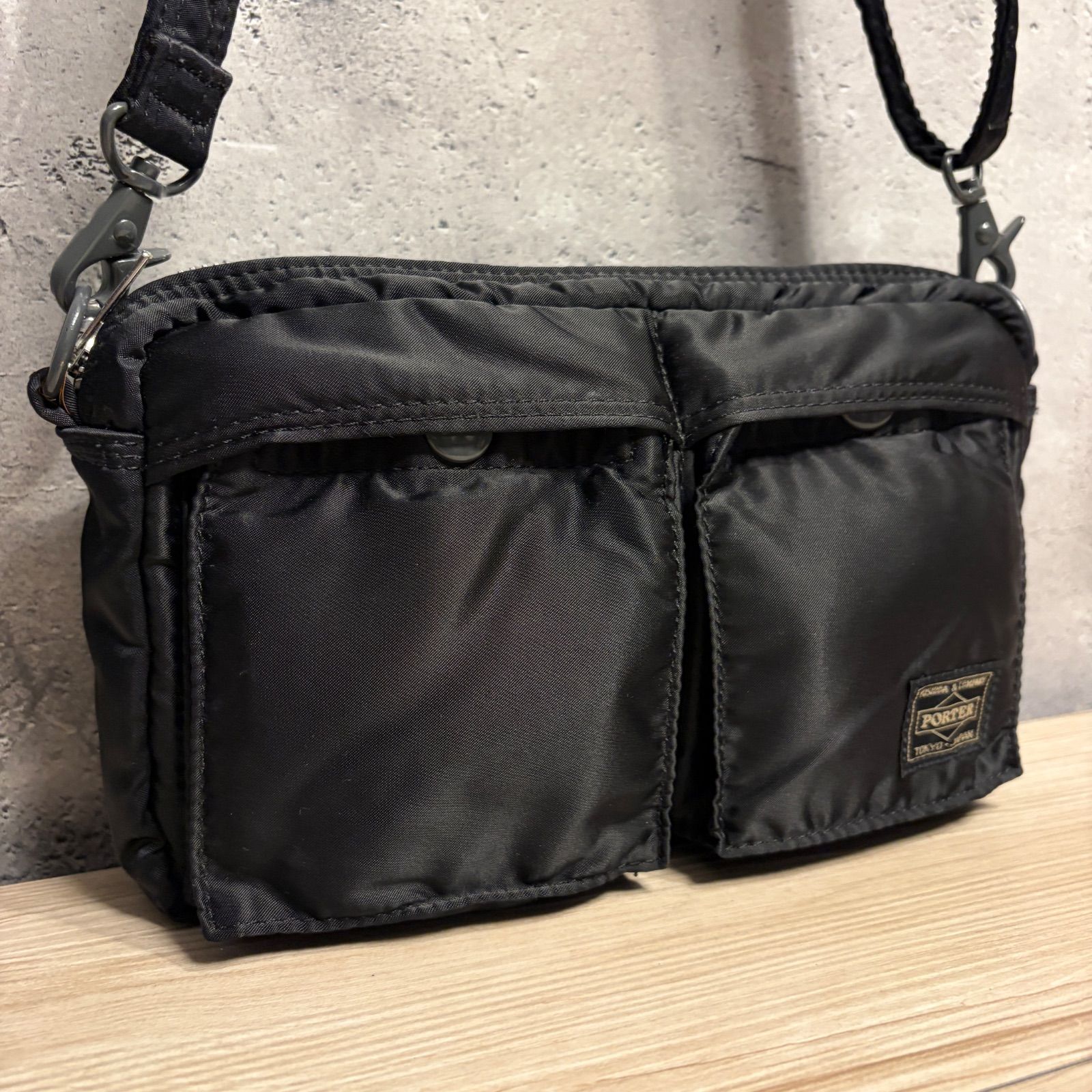 PORTER ポーター ショルダーバッグ ブラック ナイロン 吉田カバン