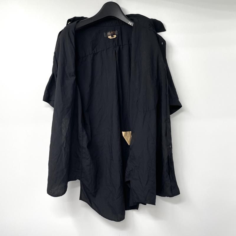 中古】BLACK COMME des GARCONS ショートスリーブ 半袖シャツ ブラック