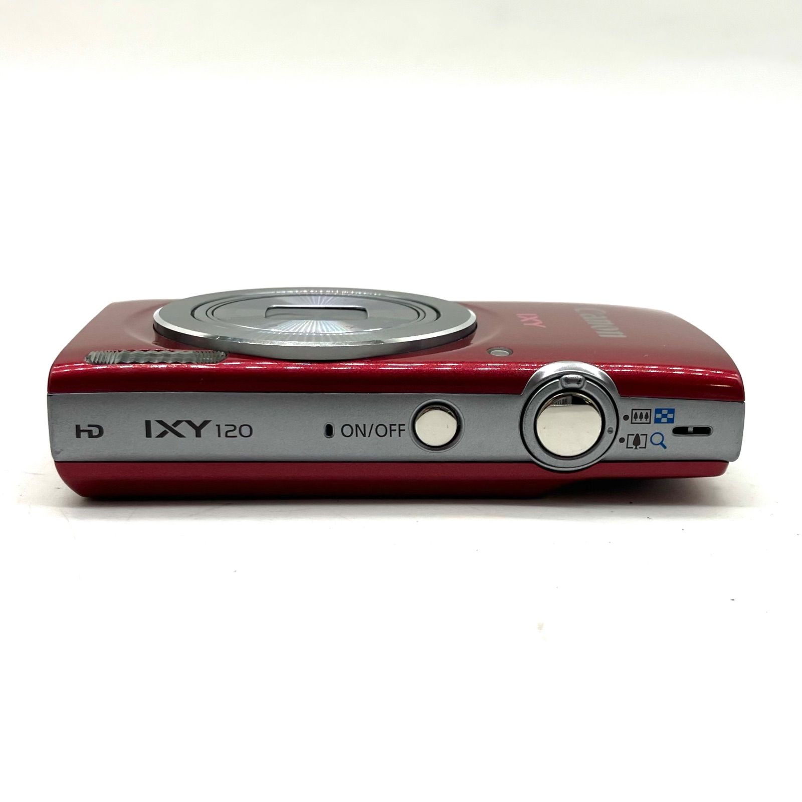 HDN553【お買い得】Canon デジタルカメラ IXY120 レッド 一式 - メルカリ
