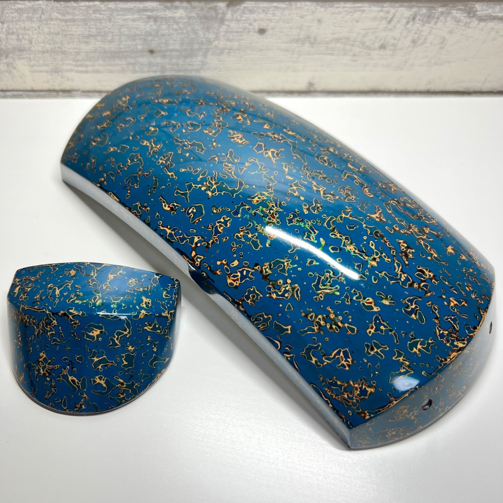 津軽用・津軽塗り胴掛 新唐 浅葱 - メルカリ