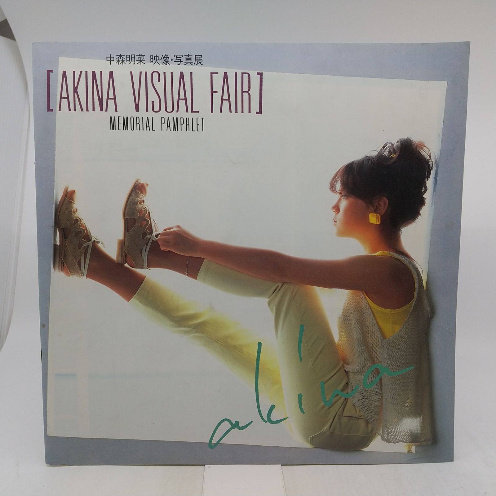 パンフレット中森明菜 映像・写真展 AKINA VISUAL FAIR メモリアル