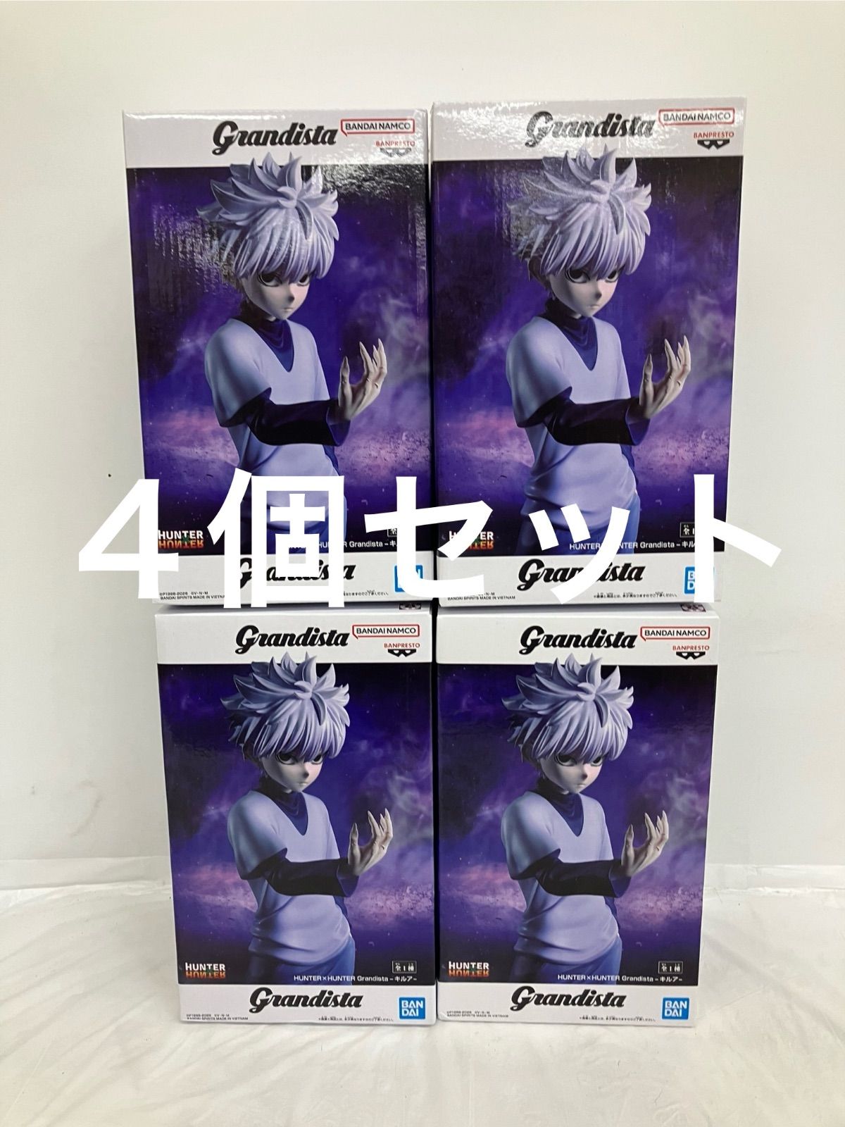 未開封 HUNTER×HUNTER Grandista キルア フィギュア 4個セット LF2536