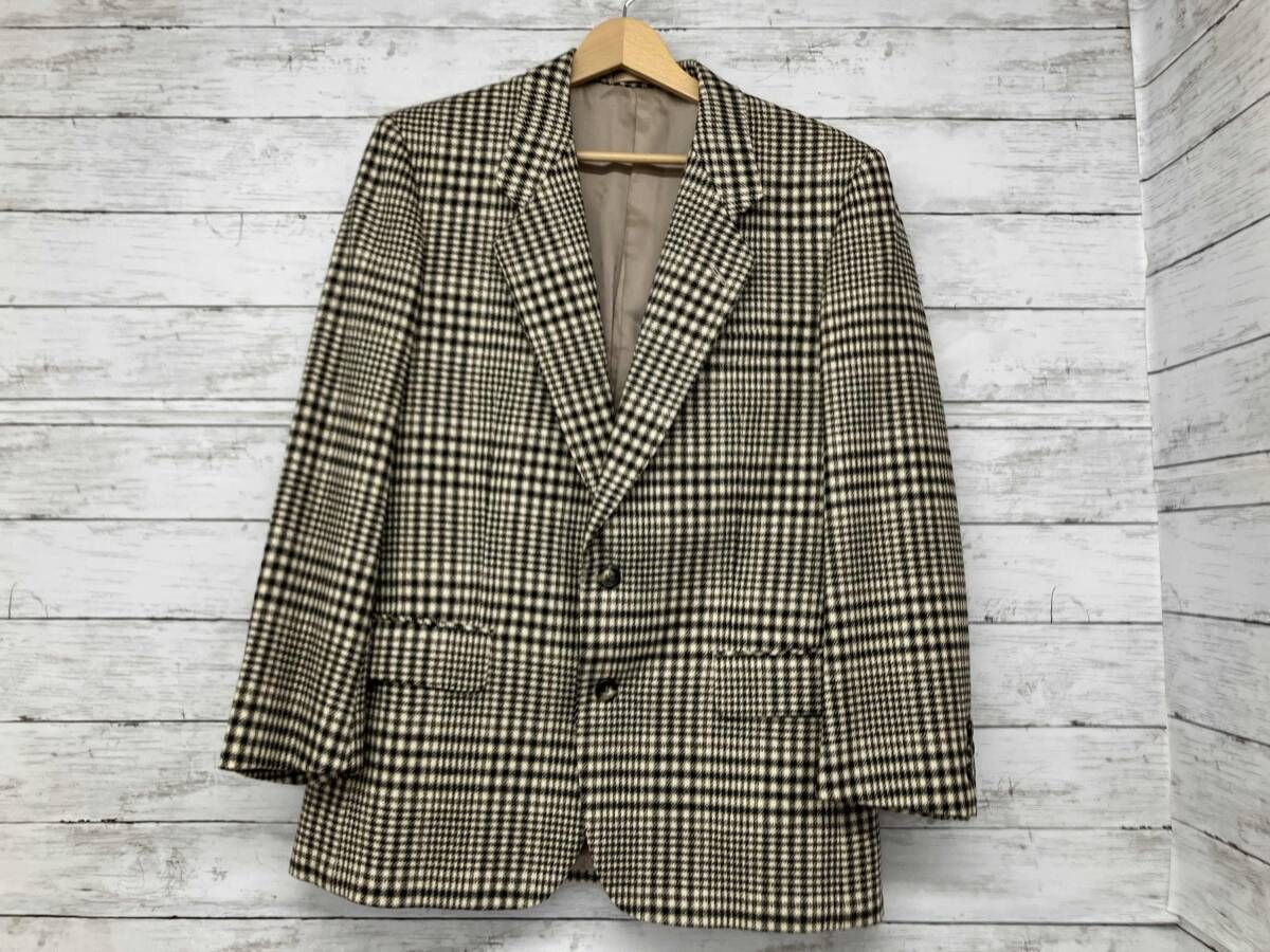 Yves Saint Laurent／YSL／テーラードジャケット／チェック／洋服